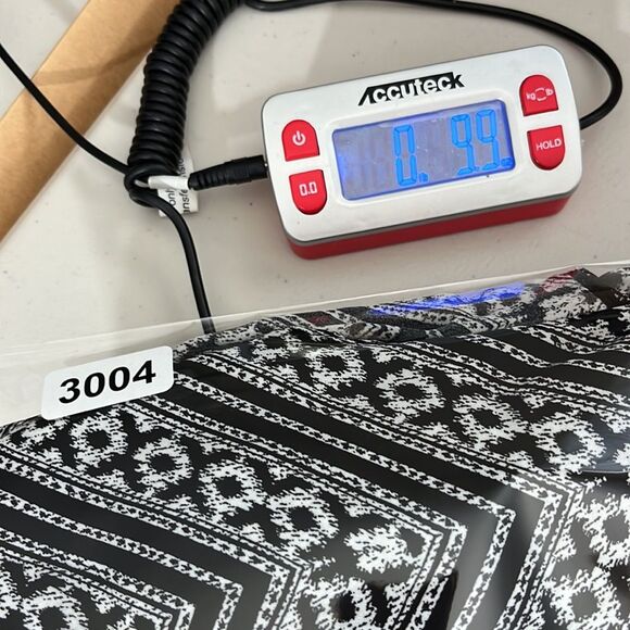 LuLaRoe Kimono Vest Black White Patterned Size XL - Picture 6 of 6